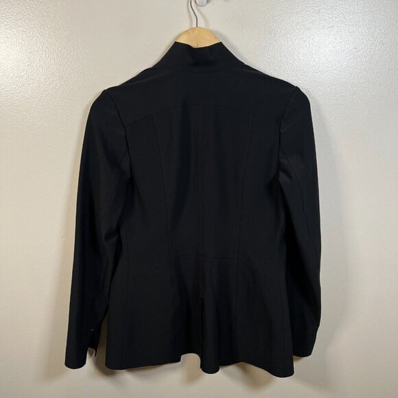 Athleta Cosmic Blazer Jacket Size 0 Black Work Office Career Business Travel - Picture 3 of 12